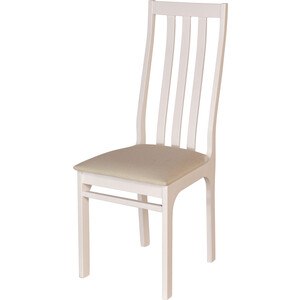Стул Чепецкая МФ Франц (С36) эмаль белая / ткань Апполо бежевый стул dikline 302 b03 бежевый ножки белые