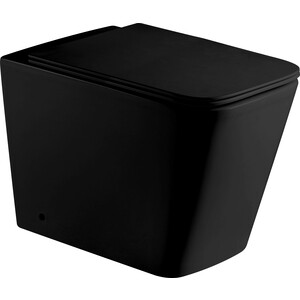 Унитаз приставной безободковый WeltWasser Gelbach 002 MT-BL черный матовый (10000003698) huxley ecru стол приставной