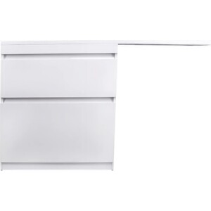 Мебель для ванной Style line Даллас Люкс 78 (140L) напольная, под стиральную машину, белая