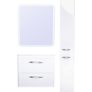 Мебель для ванной Style line Каре 70 Люкс подвесная, белая зеркальный шкаф style line каре 70x80 с подсветкой сенсорный выключатель сс 00002275