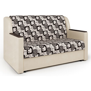 Диван-кровать Шарм-Дизайн Аккорд Д 120 экокожа беж и ромб диван кровать шарм дизайн мелодия дп 1 140 шенилл ромб и экокожа беж