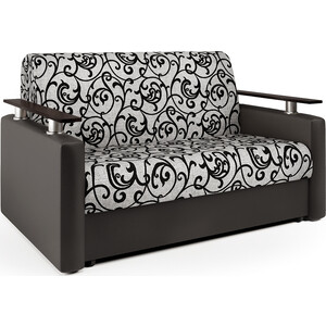 Диван-кровать Шарм-Дизайн Шарм 140 экокожа шоколад и узоры кровать шарм дизайн классика 100 шоколад