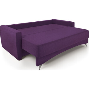 Диван-кровать Шарм-Дизайн Опера 130 фиолетовая рогожка и Париж