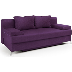 Диван-кровать Шарм-Дизайн Лайт фиолетовый кушетка шарм дизайн гамма 120 левый белый и фиолетовый