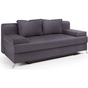 Диван-кровать Шарм-Дизайн Лайт серый прямой диван лига диванов меркурий лайт велюр экокожа серый 112920