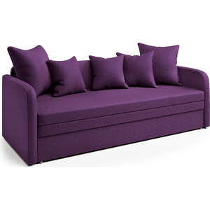 Софа Шарм-Дизайн Трио фиолетовый кушетка шарм дизайн трио правый рогожка фиолетовый