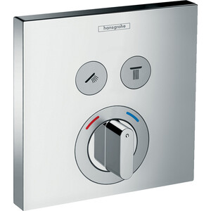 Термостат для ванны Hansgrohe ShowerSelect с механизмом, хром (15768000, 1800180) смеситель для душа hansgrohe metropol для механизма 1800180 шлифованный хром 32565340