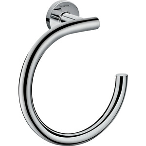 Полотенцедержатель кольцо Hansgrohe Logis Universal хром (41724000) удлинение наружной части для ibox universal hansgrohe 13596000