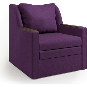 Кресло-кровать Шарм-Дизайн Соло фиолетовый кушетка шарм дизайн гамма 120 левый белый и фиолетовый