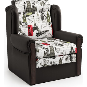 Кресло-кровать Шарм-Дизайн Классика М шоколад и велюр кресло кровать шарм дизайн аккорд м корфу беж и экокожа шоколад