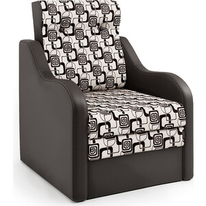Кресло-кровать Шарм-Дизайн Классика В шоколад и ромб тумба под раковину corozo классика 120 с бельевой корзиной белая sd 00000370