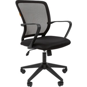 Офисное кресло Chairman 698 TW-01 черный офисное кресло chairman ch414 экокожа ткань 00 07145955