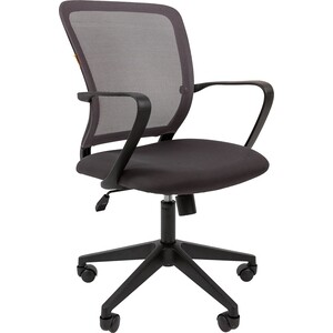 Офисное кресло Chairman 698 TW-04 серый офисное кресло для посетителей dobrin cody lmr 102n серый