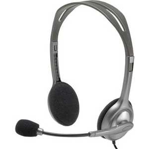 Гарнитура Logitech Stereo Headset H110 (981-000271) гарнитура для пк logitech 960 2 4м накладные оголовье 981 000100