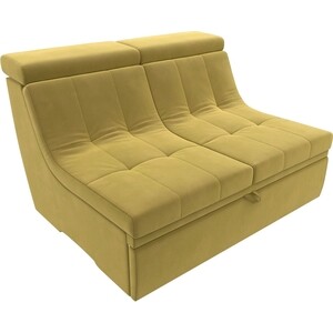 Модуль Лига Диванов Холидей Люкс раскладной диван микровельвет желтый модуль лига диванов холидей люкс кресло микровельвет фиолетовый
