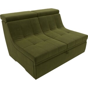 Модуль Лига Диванов Холидей Люкс раскладной диван микровельвет зеленый модульный диван лига диванов холидей велюр зеленый п образный