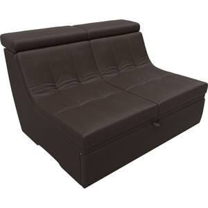 Модуль Лига Диванов Холидей Люкс раскладной диван экокожа коричневый модуль лига диванов холидей люкс кресло микровельвет коричневый