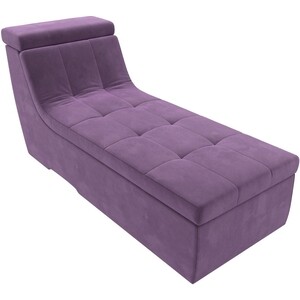 Модуль Лига Диванов Холидей Люкс канапе микровельвет сиреневый модуль лига диванов холидей люкс кресло микровельвет фиолетовый