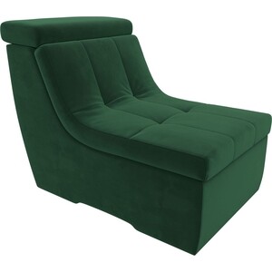 Модуль Лига Диванов Холидей Люкс кресло велюр зеленый лига диванов угловой модульный диван холидей люкс микровельвет зеленый