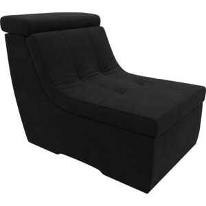 Модуль Лига Диванов Холидей Люкс кресло микровельвет черный модуль лига диванов холидей люкс кресло микровельвет фиолетовый