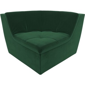 Модуль Лига Диванов Холидей Люкс угол велюр зеленый лига диванов угловой модульный диван холидей люкс микровельвет зеленый