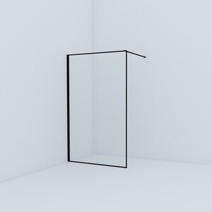 Душевой уголок IDDIS Slide Walk-In 120x120 стекло прозрачное, профиль черный (SLI8BS2i23) форма для запекания стекло 27 4х30х6 см 2 9 л квадратная daniks 45024