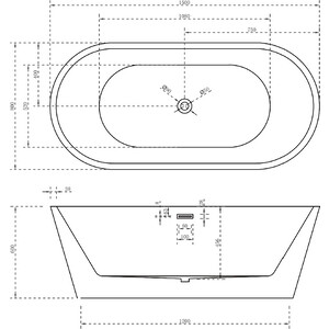Акриловая ванна Abber 150х80 на каркасе (AB9203-1.5)