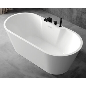 Акриловая ванна Abber 170х80 на каркасе (AB9299-1.7) акриловая ванна abber 170х80 отдельностоящая ab9224 1 7