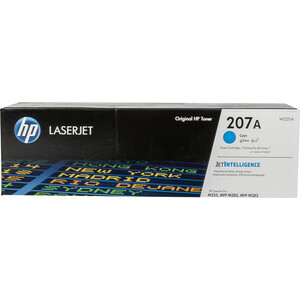 Картридж HP W2211A 207A голубой (1250 стр) картридж для лазерного принтера target 106r02609c голубой совместимый