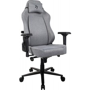 Компьютерное кресло для геймеров Arozzi Primo Woven fabric grey-black logo самокат globber primo plus lights color детский трехколесный светящиеся колеса голубой 442 101 3