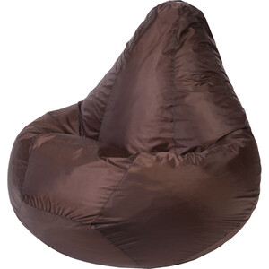 Кресло-мешок Bean-bag Груша коричневое оксфорд XL кресло мешок bean bag груша серое оксфорд xl
