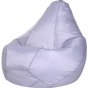 Кресло-мешок Bean-bag Груша серое оксфорд XL кресло мешок bean bag груша белое оксфорд xl