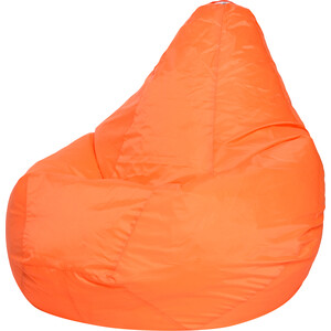 Кресло-мешок Bean-bag Груша оранжевое оксфорд XL чехол грязезащитный на переднее сиденье универсальные оксфорд 240 оранжевый