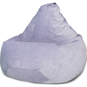 Кресло-мешок Bean-bag Груша лавандовый микровельвет XL кресло мешок bean bag груша серый микровельвет xl