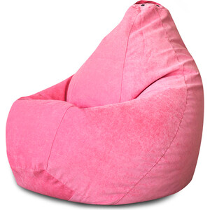 Кресло-мешок Bean-bag Груша розовый микровельвет XL кресло мешок груша большое диаметр 90 см высота 135 см принт мехико серый