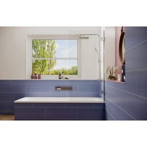 Шторка для ванны Ambassador Bath Screens 70 прозрачная, хром (16041101)