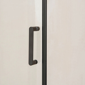 Дверь душевого уголка Orange E05 100x190 стекло прозрачное, профиль черный (E05-100TB)