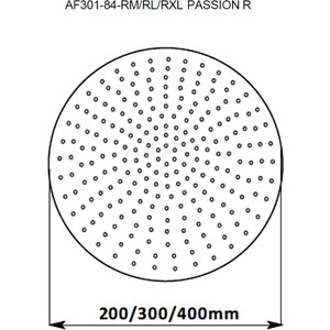 Верхний душ Aquanet AF301-84-RM Passion R 20 (242978)