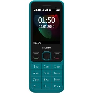 Мобильный телефон Nokia 150 DS (2020) TA-1235 Cyan сотовый телефон nokia 150 2020 dual sim red