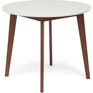 Стол обеденный TetChair Bosco белый + коричневый стол tetchair wd 07 oak