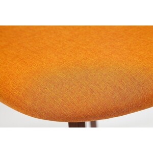 Стул TetChair Maxi коричневый обивка оранжевая/мягкое сиденье