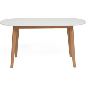 Стол обеденный TetChair Bosco белый + натуральный раскладной стол tetchair wd 07 oak