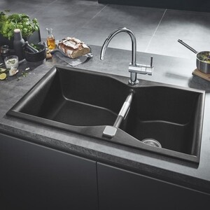 Кухонная мойка Grohe K700 черный гранит (31658AP0)