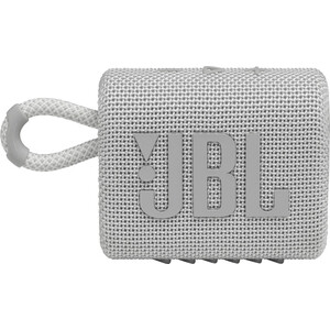 Портативная колонка JBL GO 3 (JBLGO3WHT) (моно, 4.2Вт, Bluetooth, 5 ч) белый вешалка на дверь на 6 крючков доляна моно 44×9×15 см белый