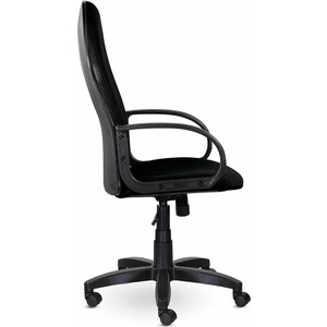 Кресло офисное Brabix Praktik EX-279 ткань/кожзам черное (532017)