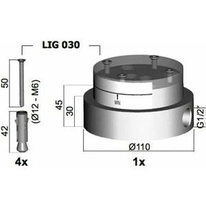 Механизм Paffoni Light нейтральный (8020913077007)