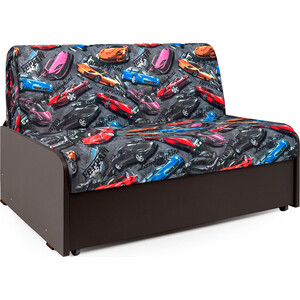 Диван-кровать Шарм-Дизайн Коломбо БП 100 машинки и экокожа шоколад диван кровать шарм дизайн бруно ясень фиолетовый
