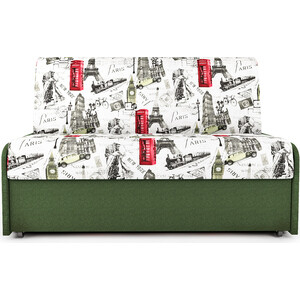 Диван-кровать Шарм-Дизайн Коломбо БП 100 Париж и зеленый