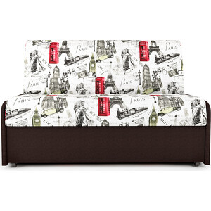 Диван-кровать Шарм-Дизайн Коломбо БП 100 Париж и рогожка шоколад