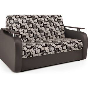 Диван-кровать Шарм-Дизайн Гранд Д 100 экокожа шоколад и ромб диван кровать шарм дизайн гранд д 160 корфу коричневый и экокожа беж